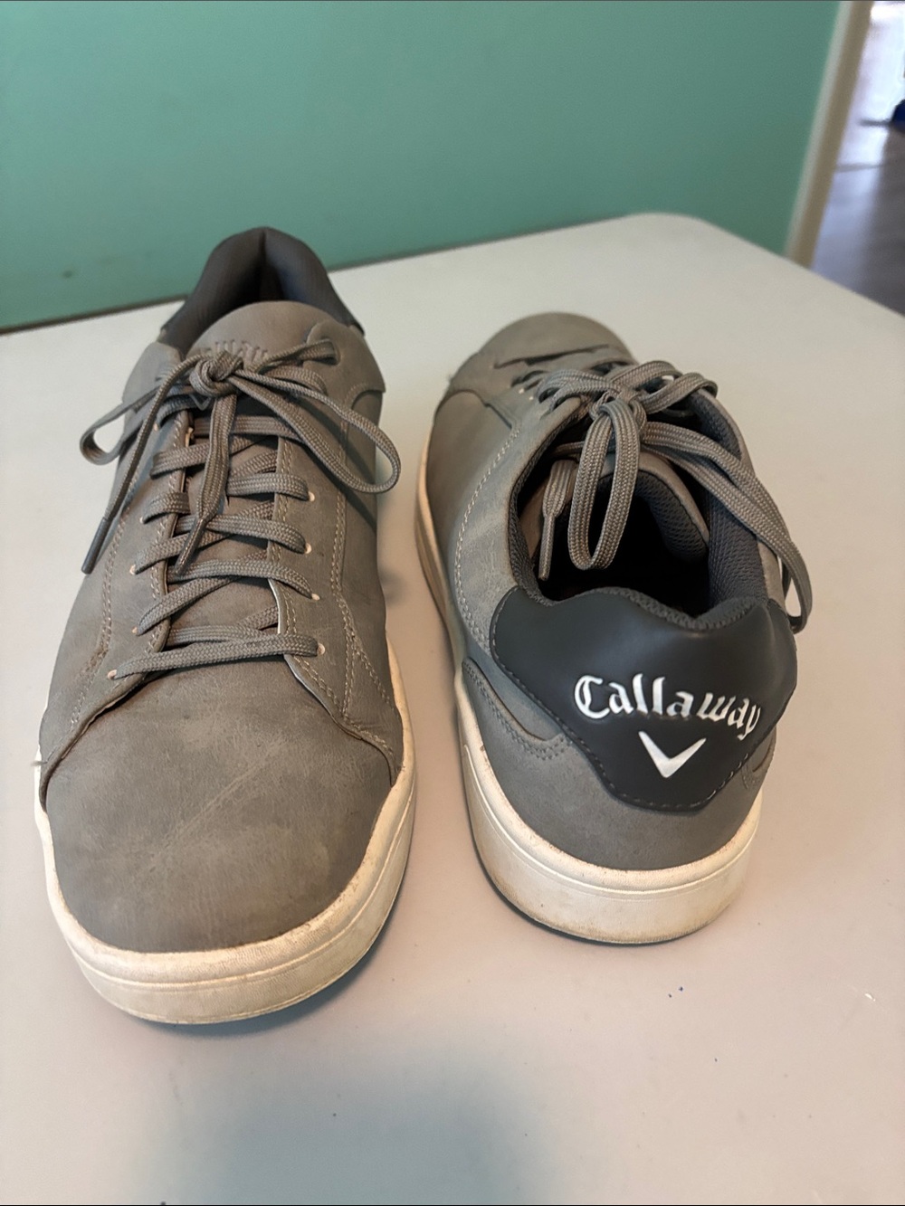 Callaway Men's Gray Athletic Golf Sneakers Size 12